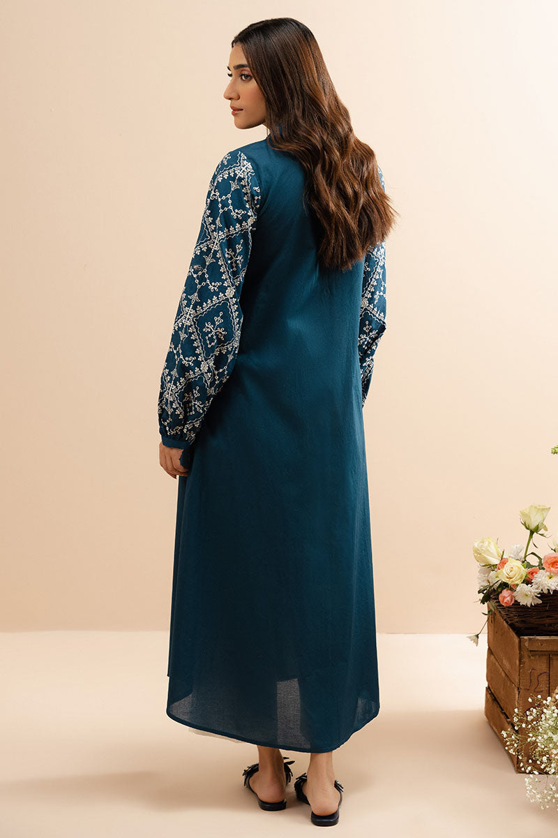 CERULEAN DREAM DYED LAWN-SHIRT