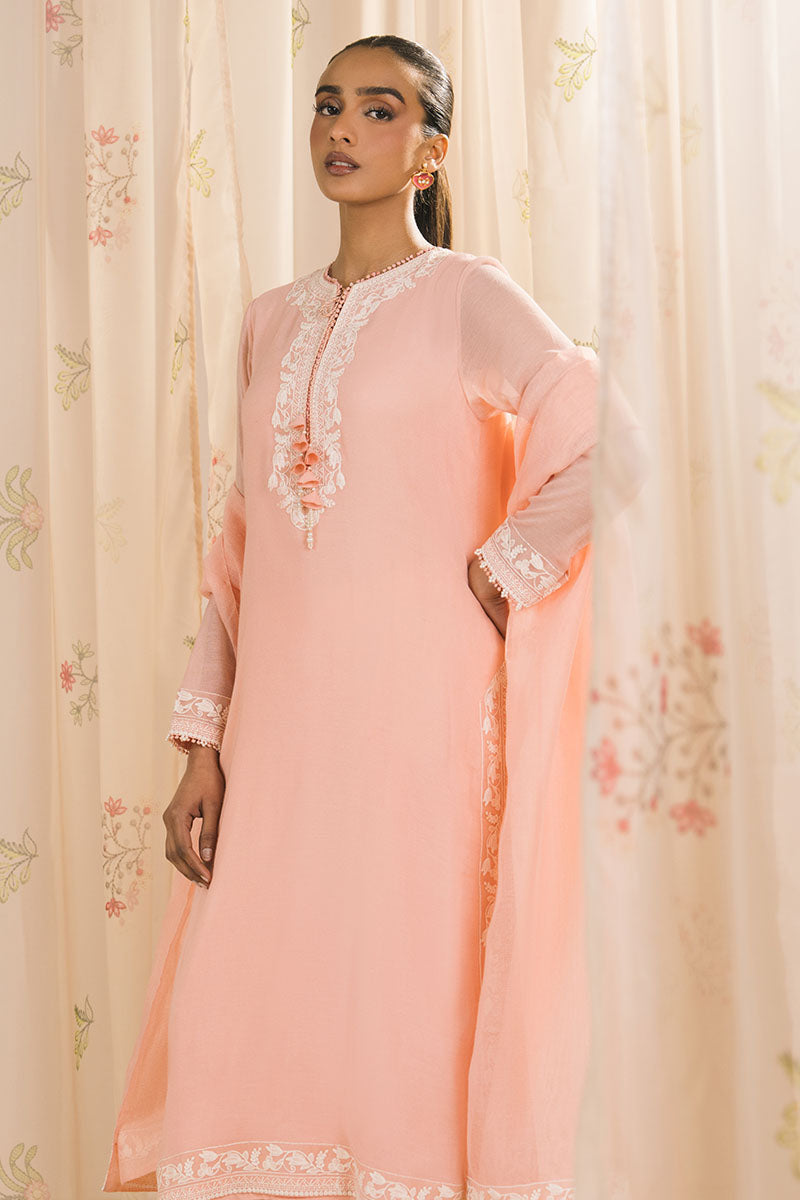 CORAL GLEAM-2PC (SHIRT and DUPATTA)