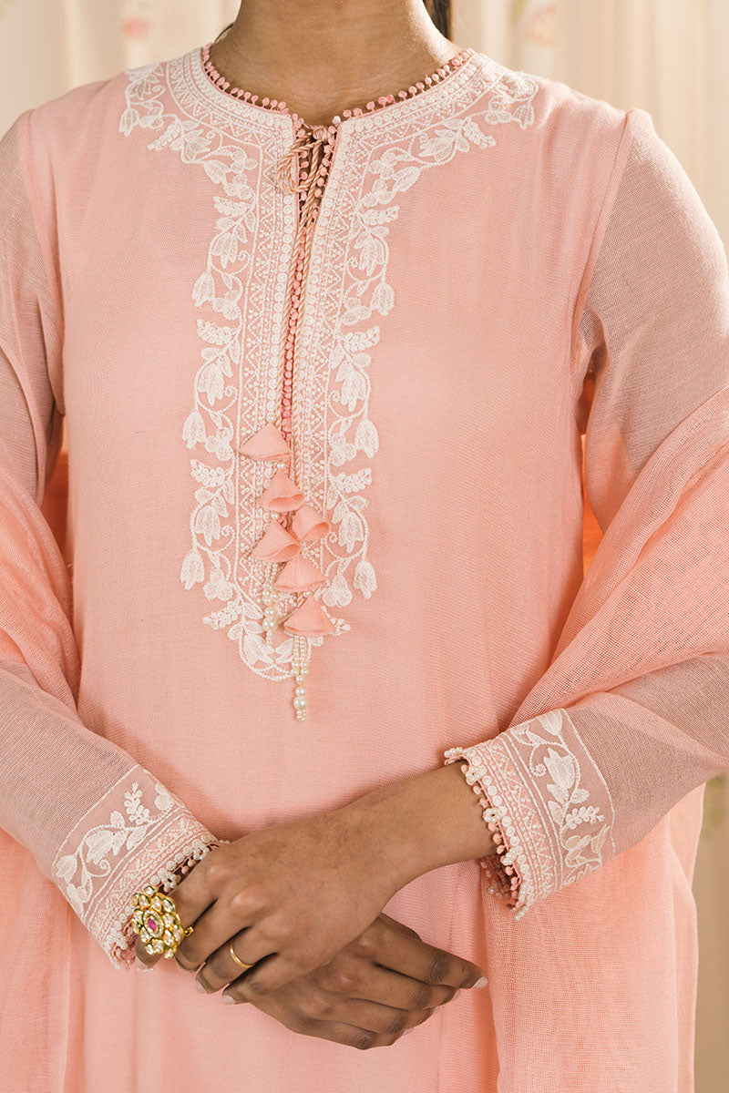 CORAL GLEAM-2PC (SHIRT and DUPATTA)