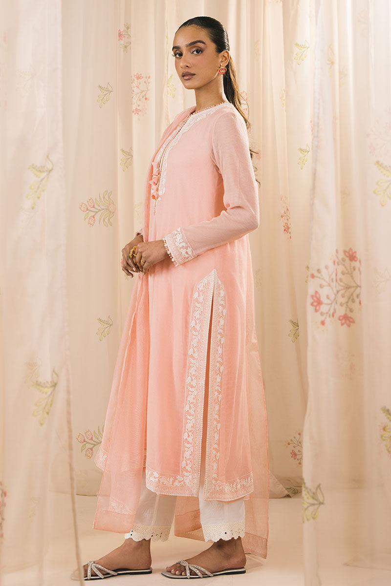 CORAL GLEAM-2PC (SHIRT and DUPATTA)