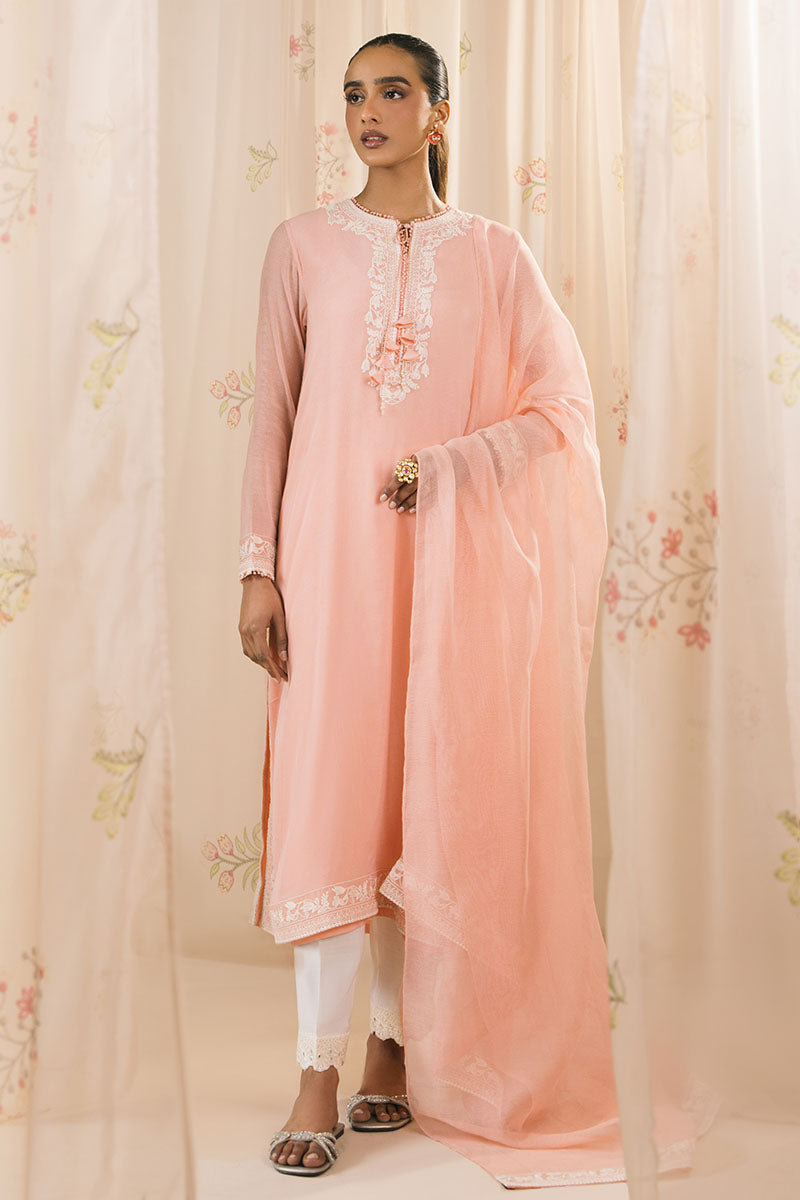 CORAL GLEAM-2PC (SHIRT and DUPATTA)