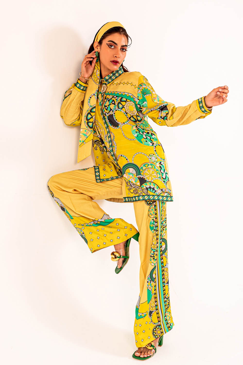 2 Piece Linen Unstitched Digital Printed Suit