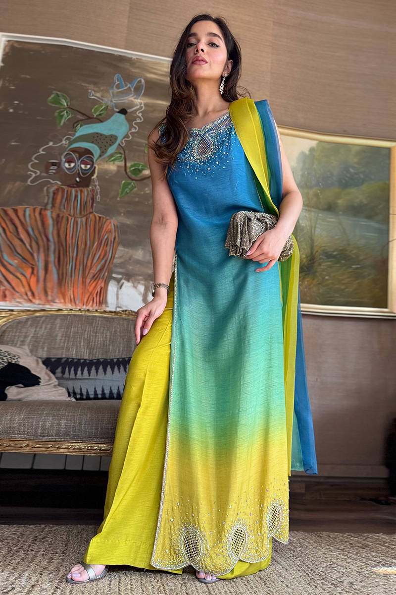 Farida Hasan – Neon Ombre Style