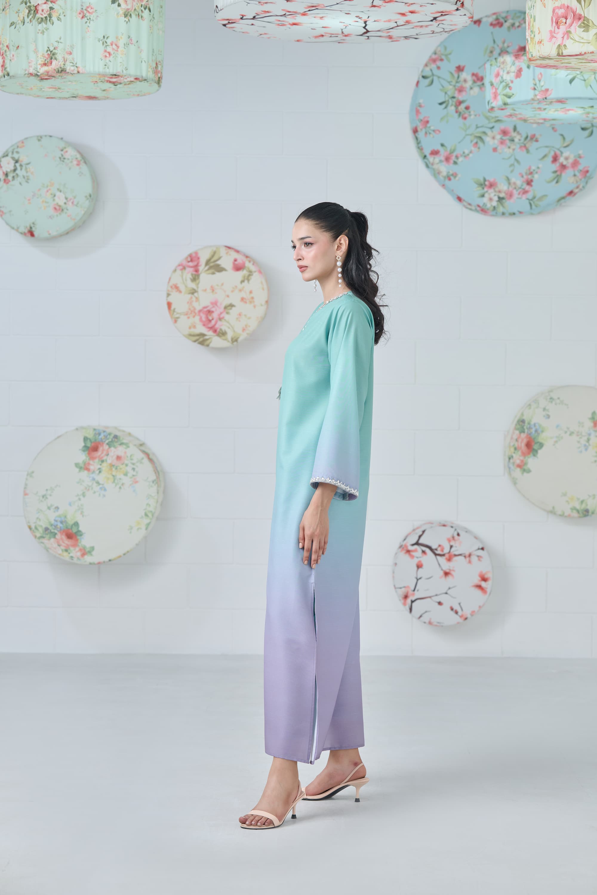 Lilac Breeze Kaftan 2-Piece