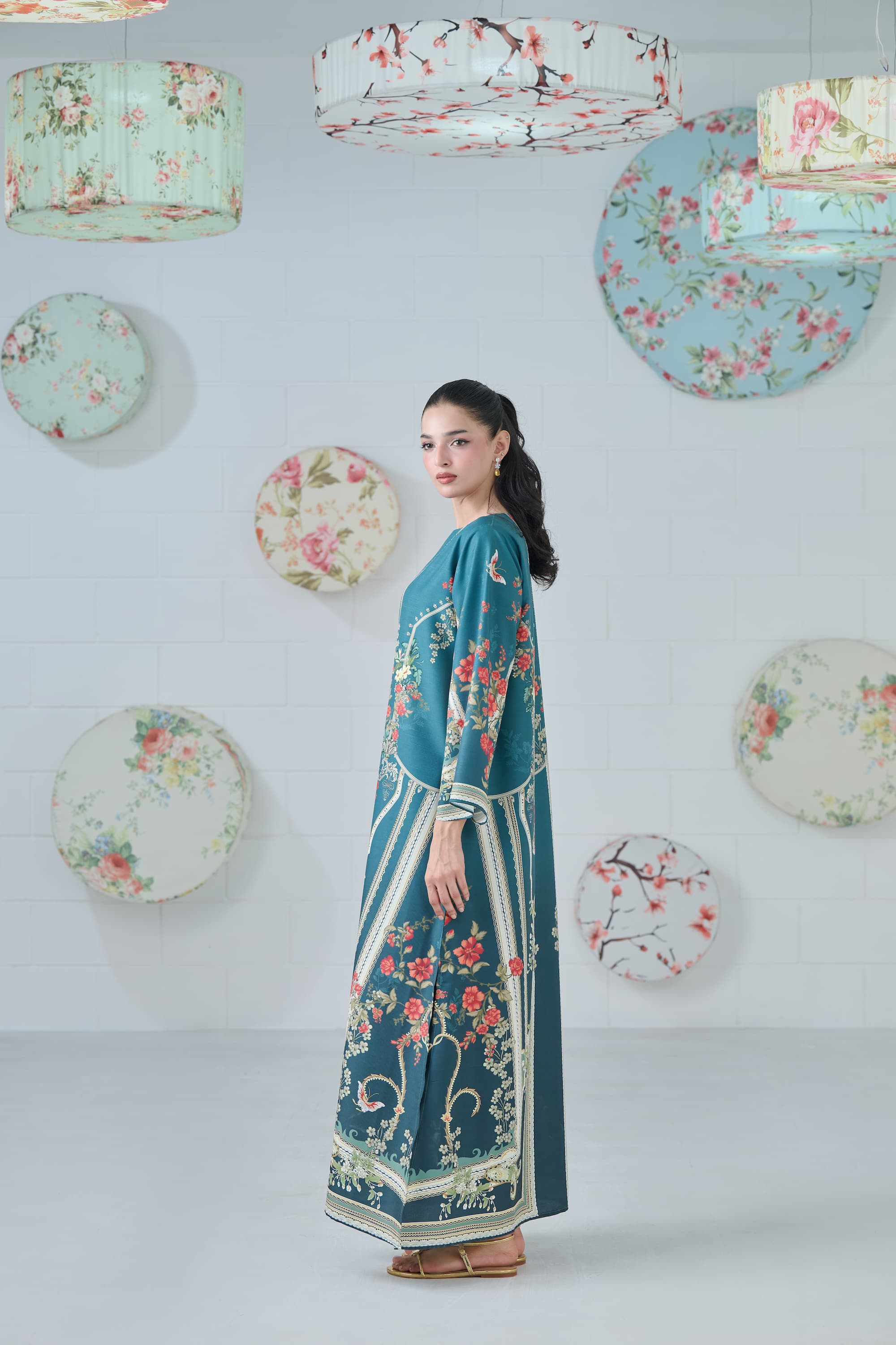 Emerald Affair Kaftan 2-Piece