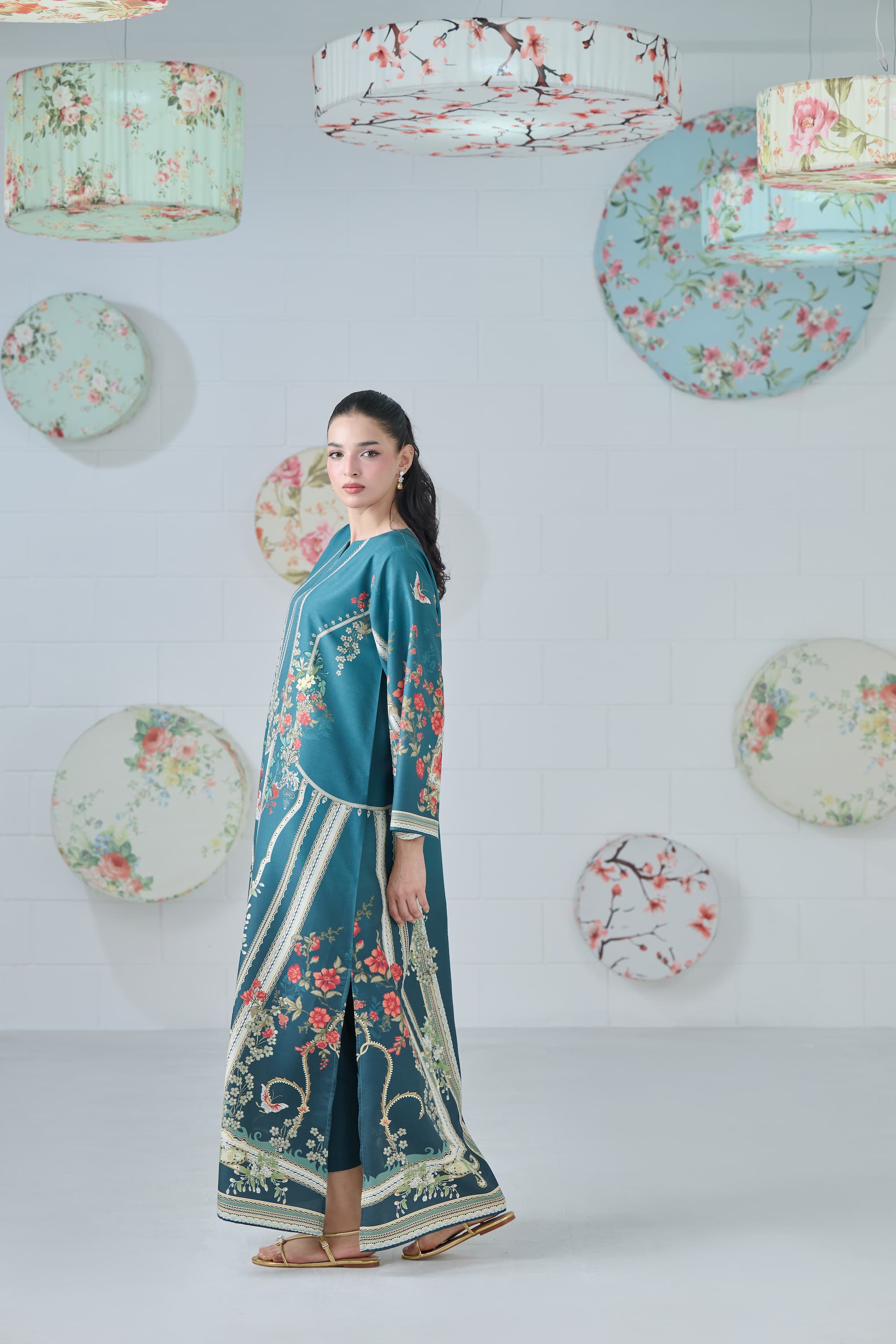 Emerald Affair Kaftan 2-Piece