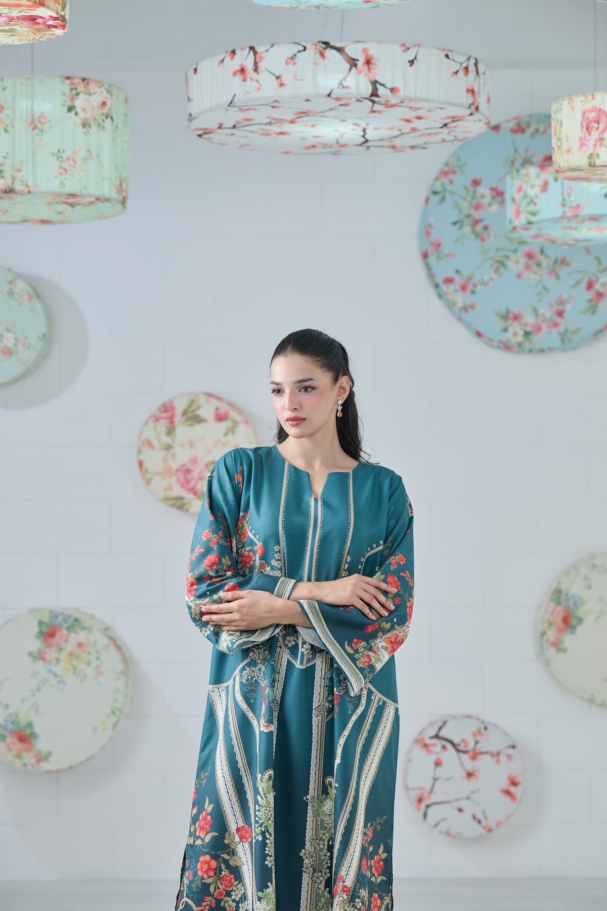Emerald Affair Kaftan 2-Piece