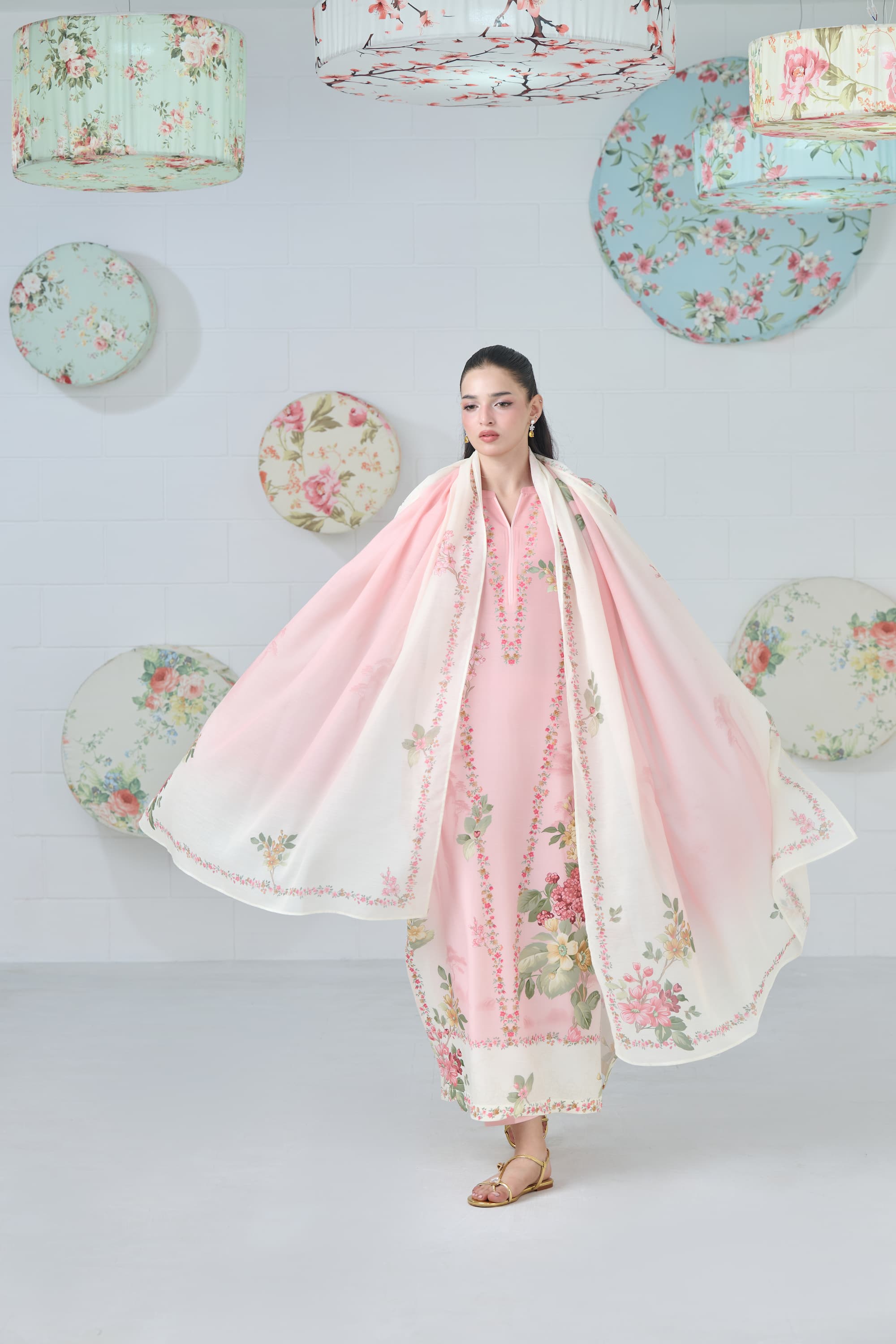 Roselle Kaftan 2-Piece