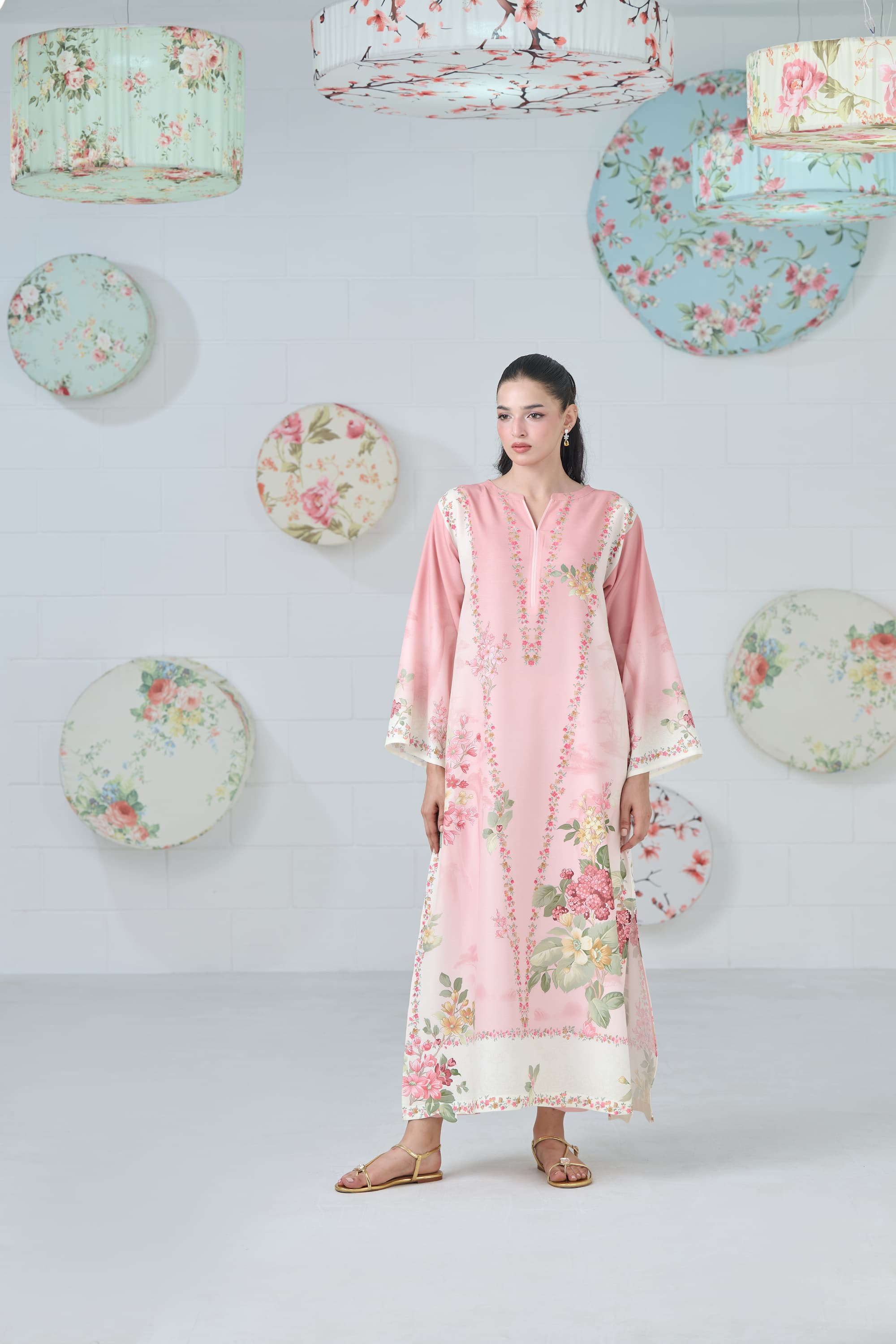 Roselle Kaftan 2-Piece