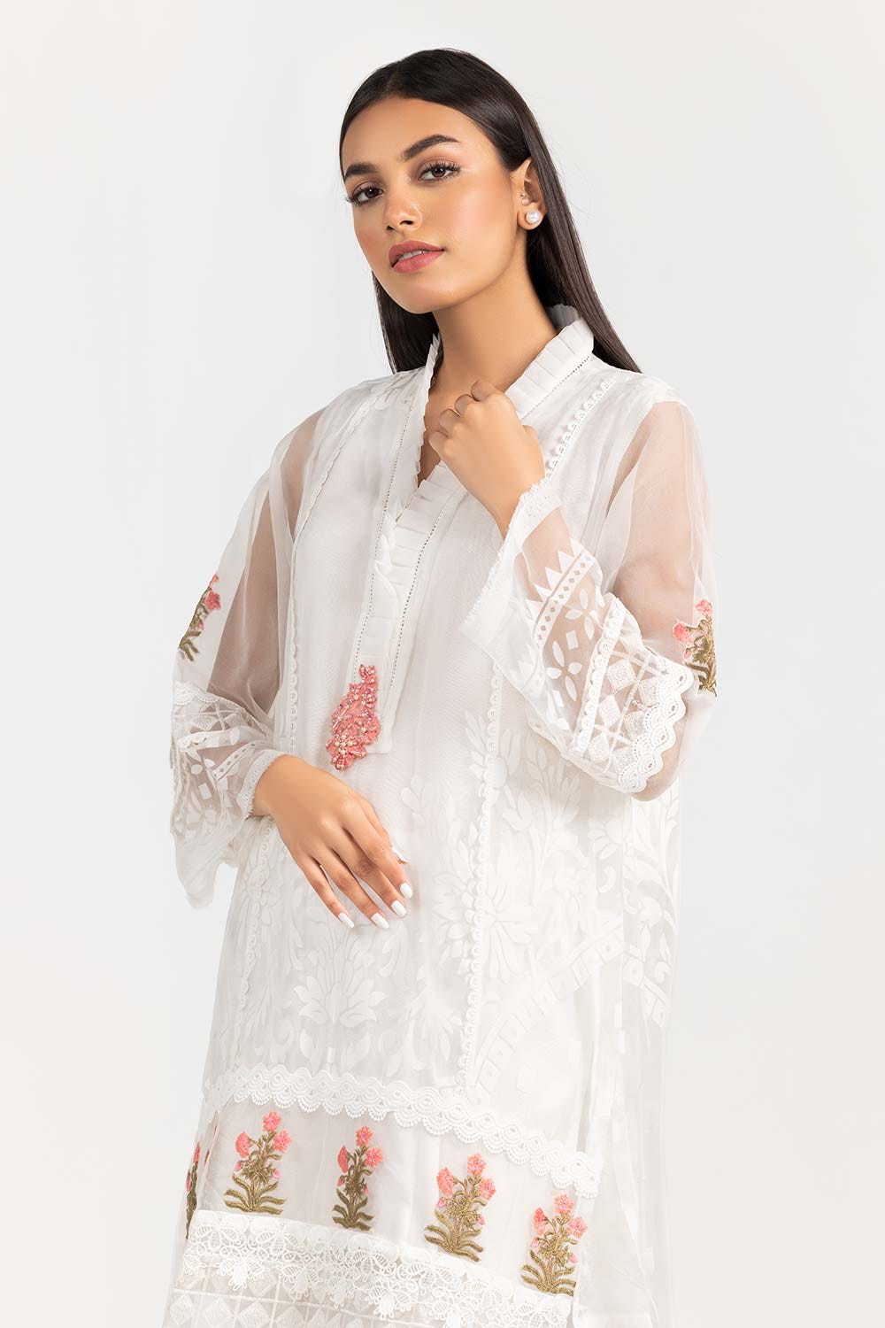 Luxury Pret Embroidered Kurta