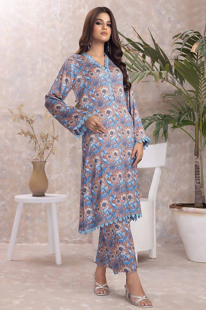 2 Piece Cotail Unstitched Suit