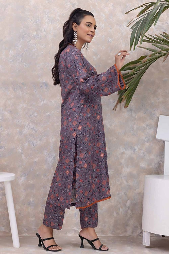 2 Piece Cotail Unstitched Suit
