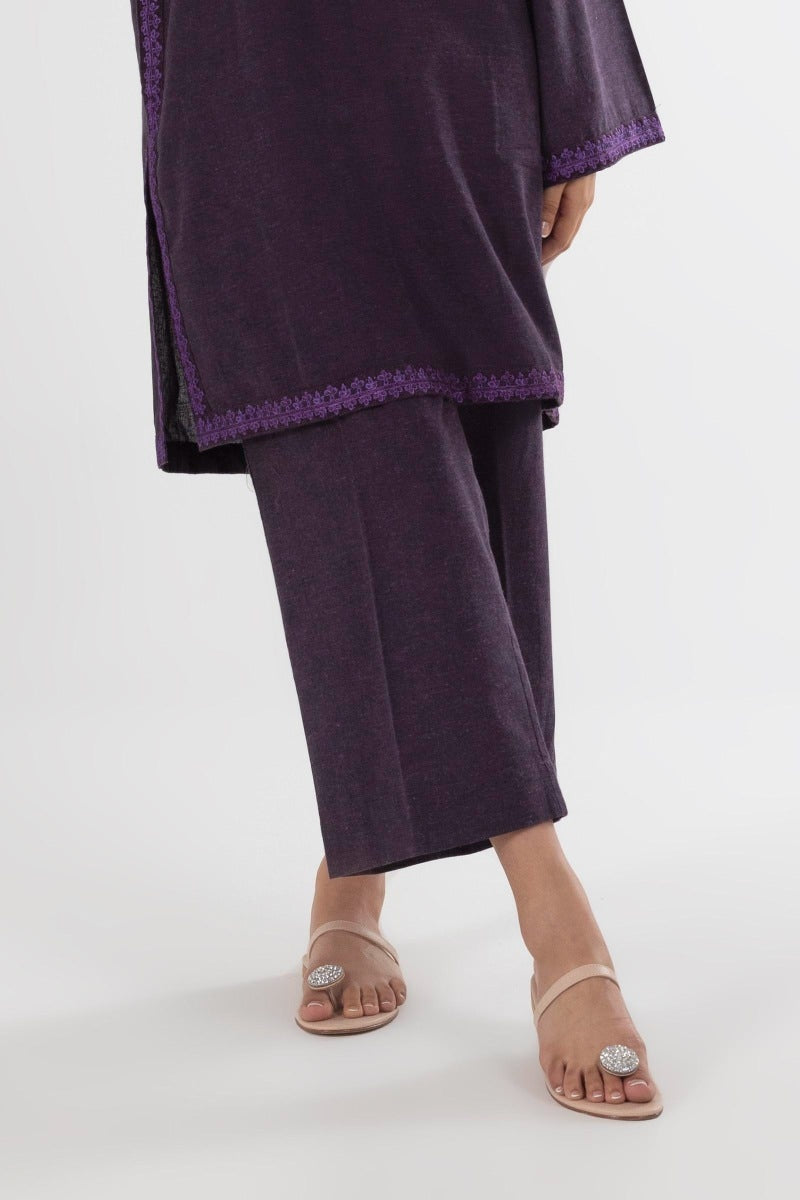 AJRN-02 EMBROIDERED LAWN SILK 3 PCS