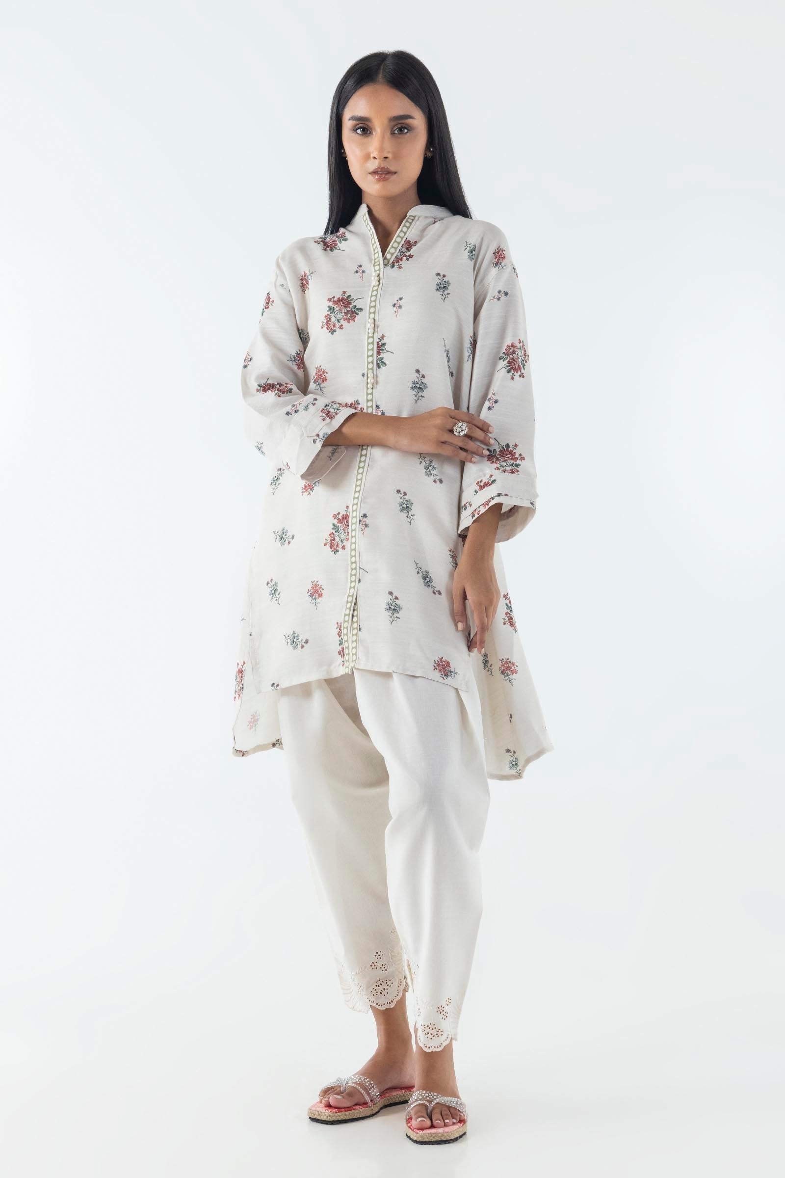 Stitched Basic Printed Shirt - 1000000073852