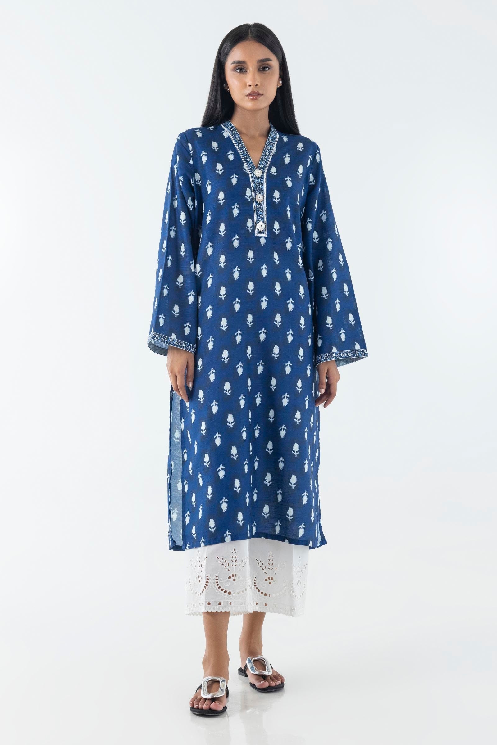 Stitched Basic Printed Shirt