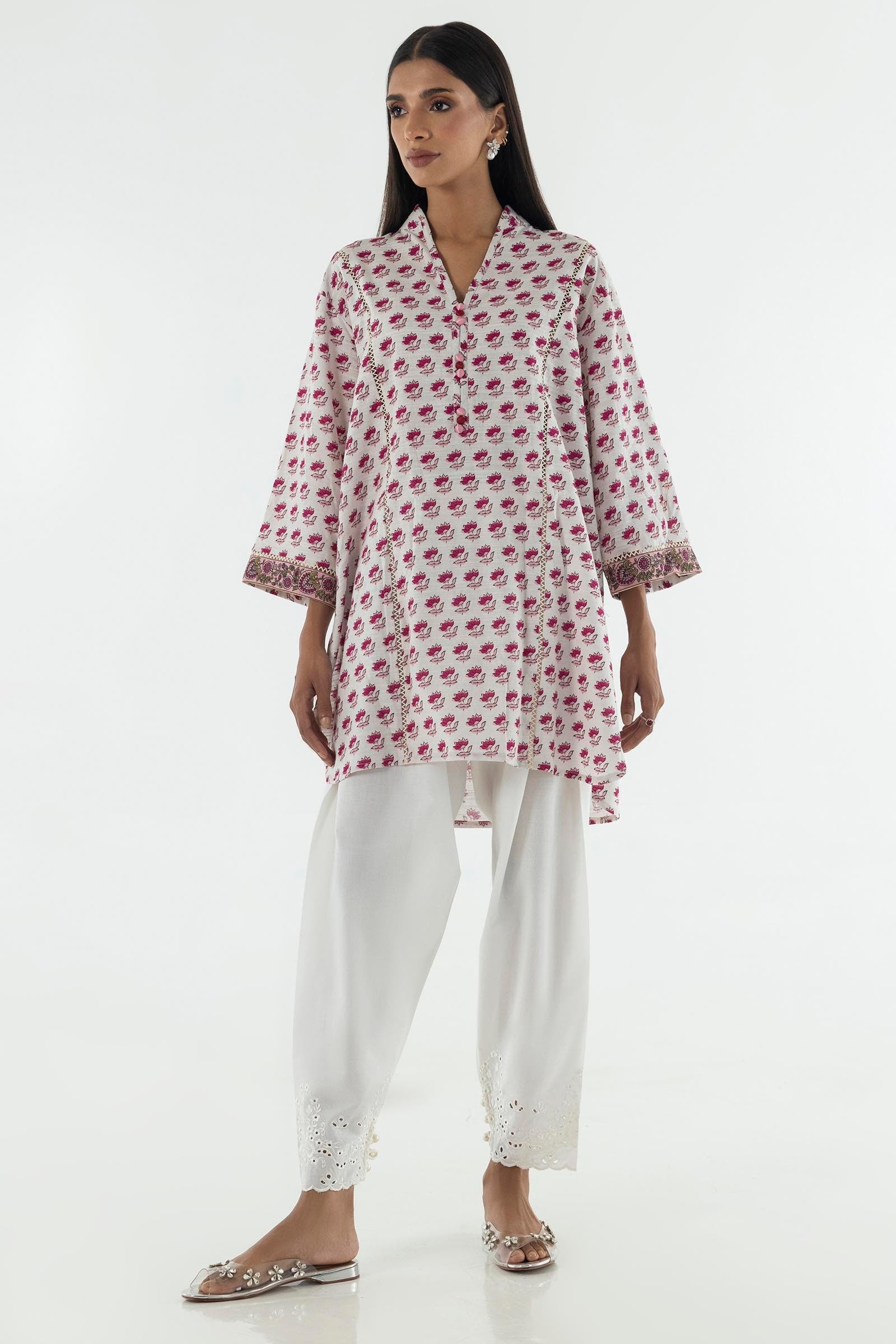 Stitched Basic Printed Shirt