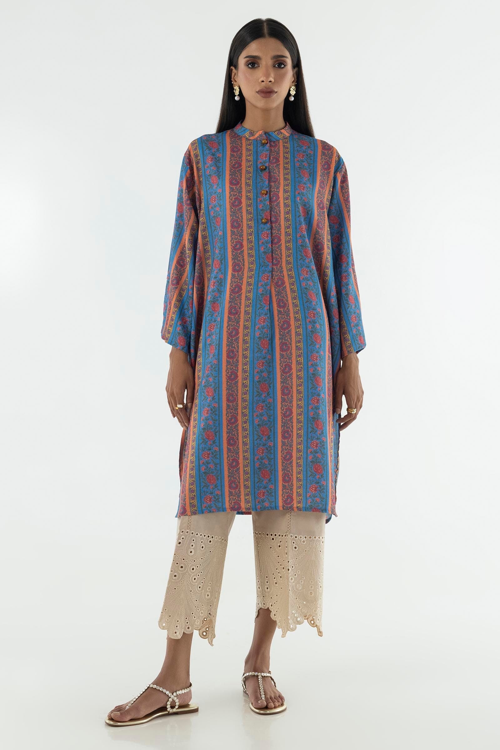 Stitched Basic Printed Shirt