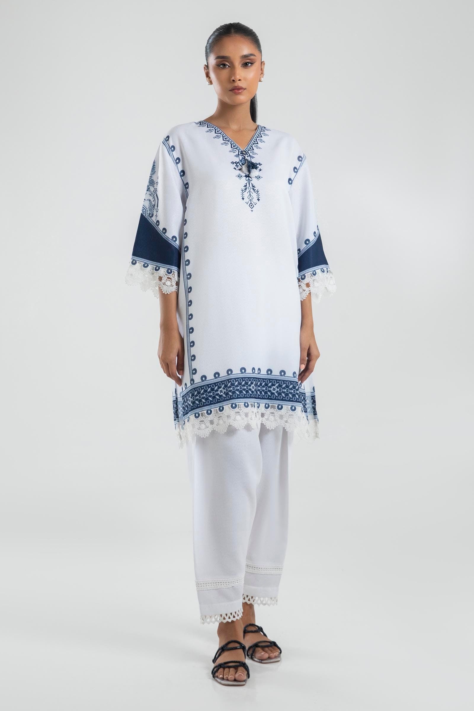 Stitched Basic Printed Shirt