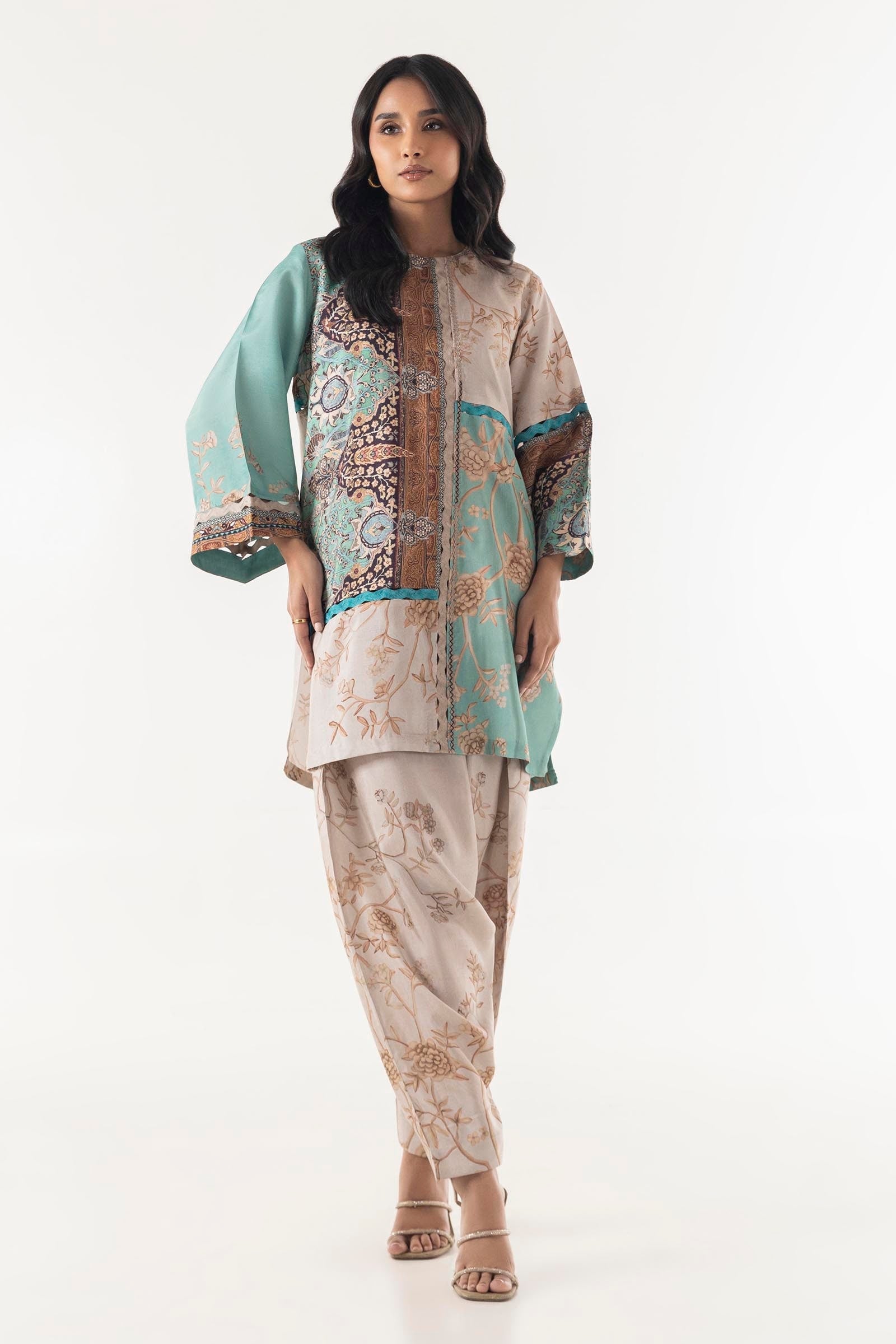 Stitched Luxury Pret 2 Piece Set