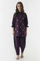 Stitched Kids Purple Basic Shirt Plus Shalwar Fw24gesd157p2t