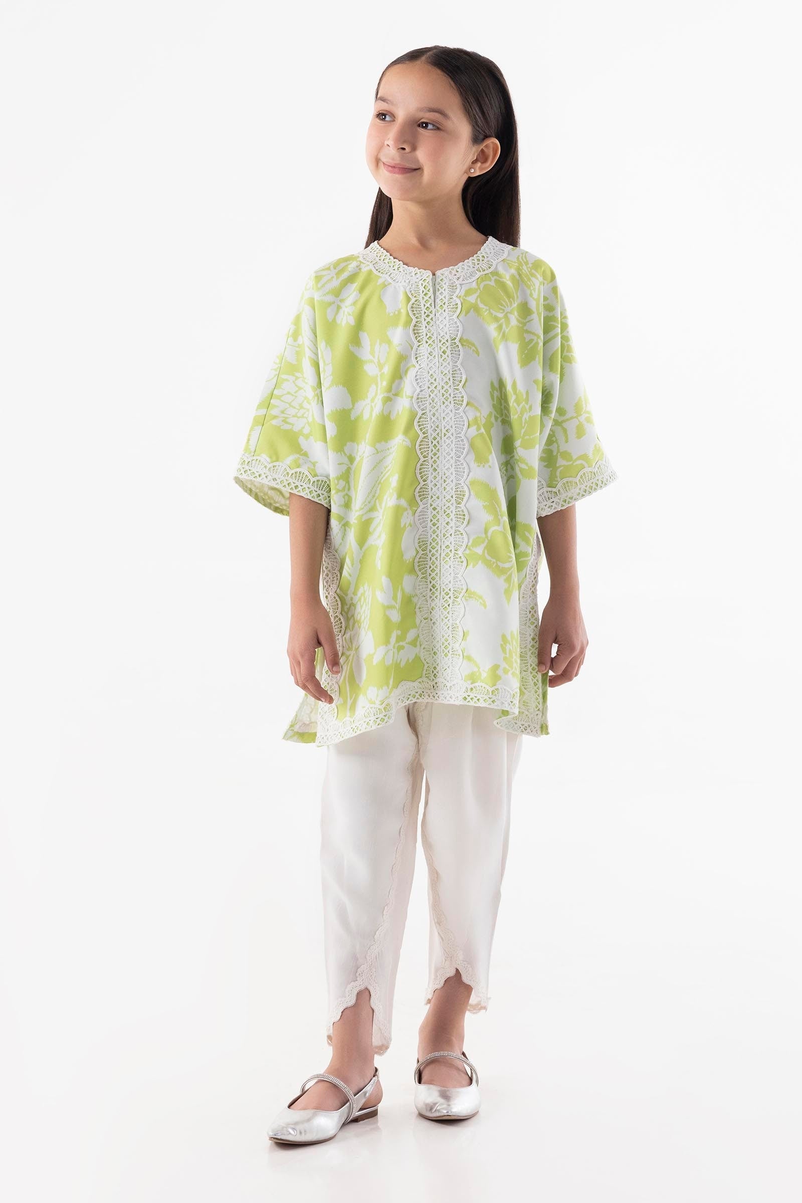 Stitched Kids Baggy Printed Shirt