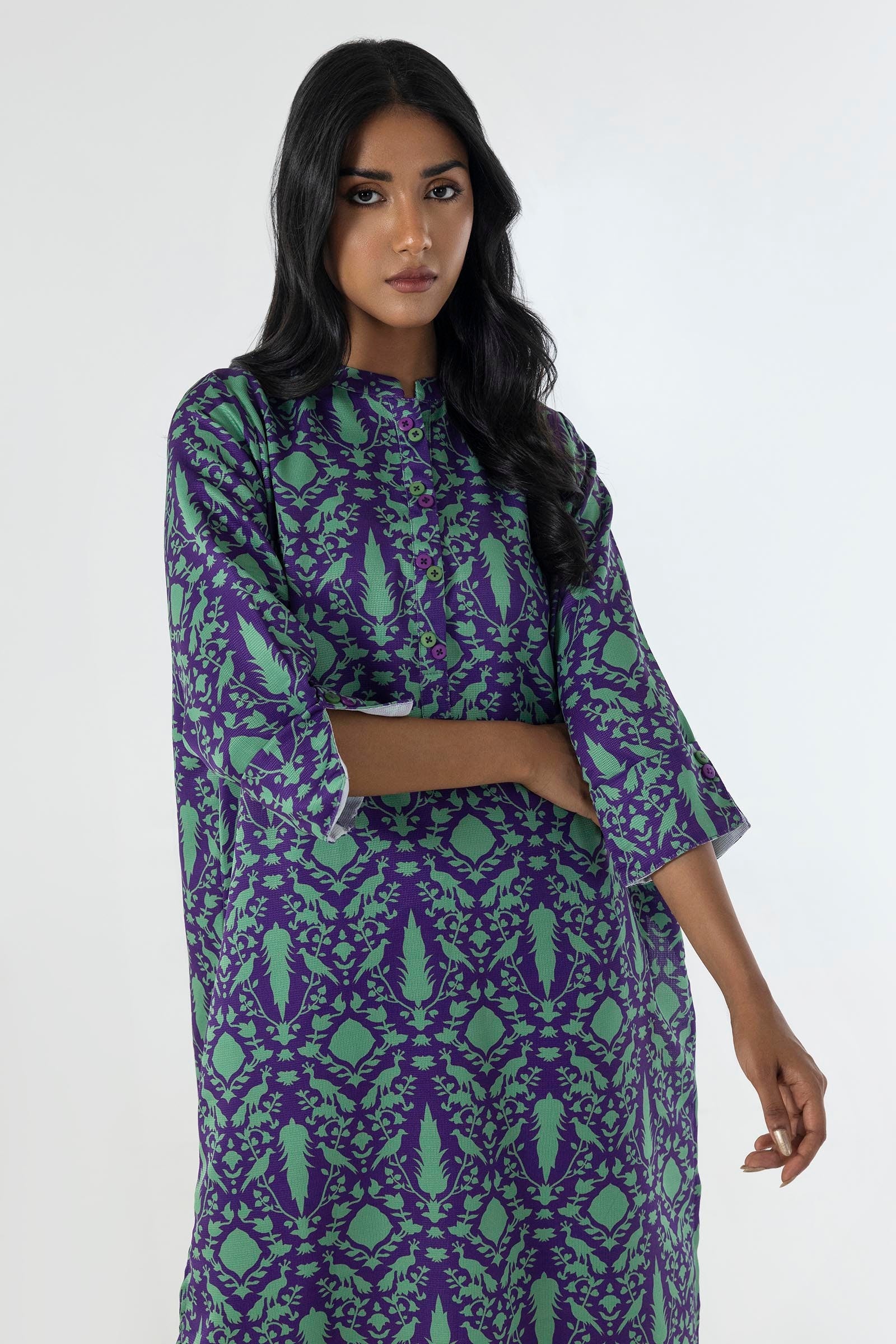 Stitched Basic Printed Shirt