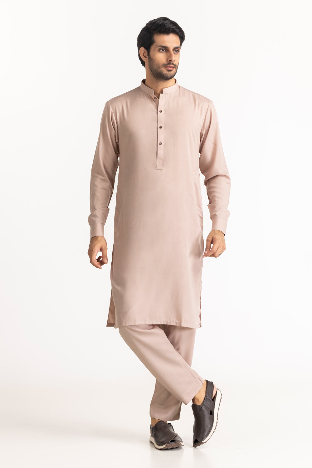 Gini Gold Unstitched Fabric Blended
