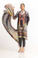 Digital Printed Shamose Silk Embelsihed Suit