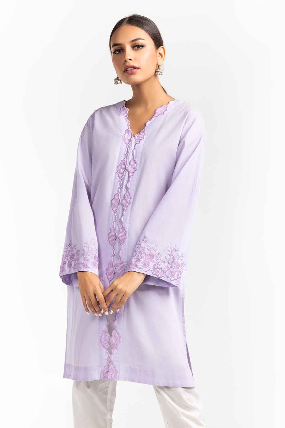 Embroidered Cambric Shirt
