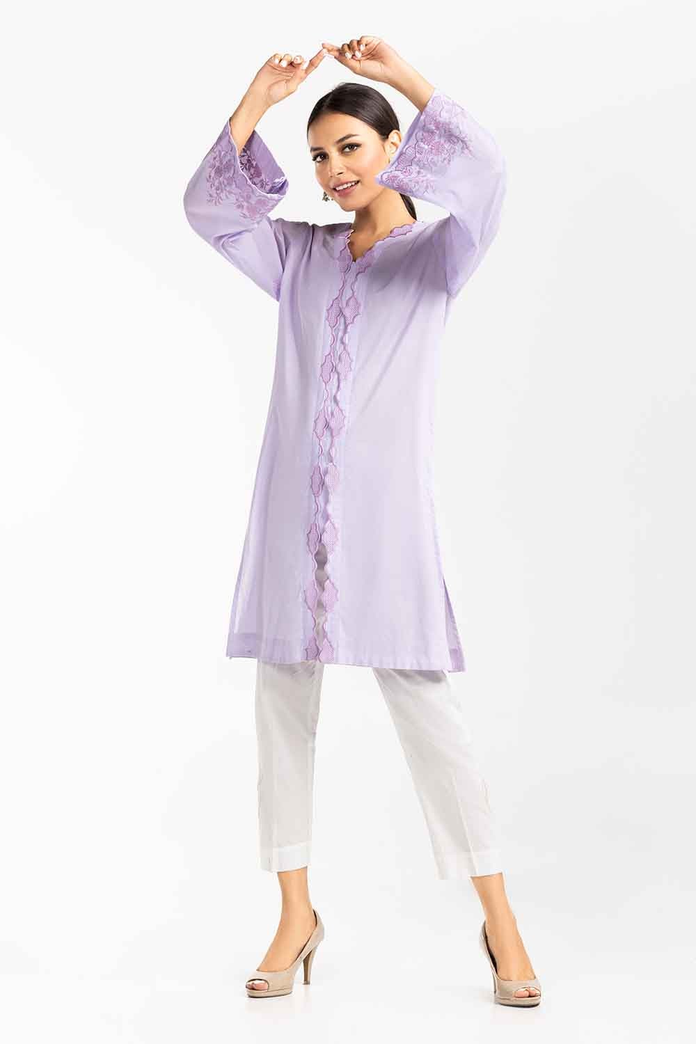 Embroidered Cambric Shirt
