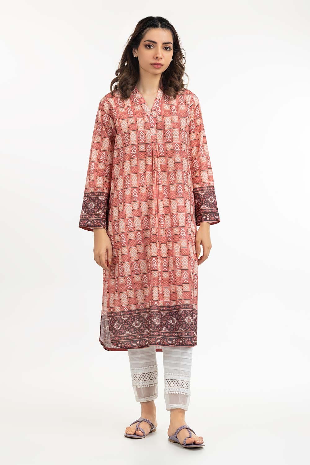 Digital Printed Cambric Shirt