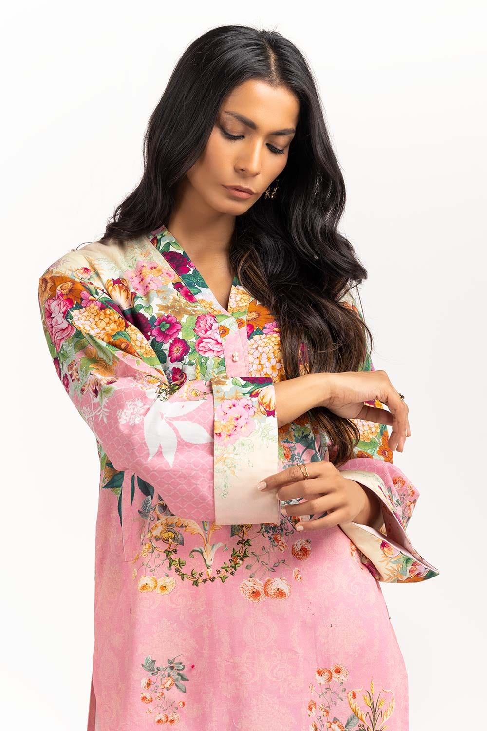 Digital Printed Cambric Shirt