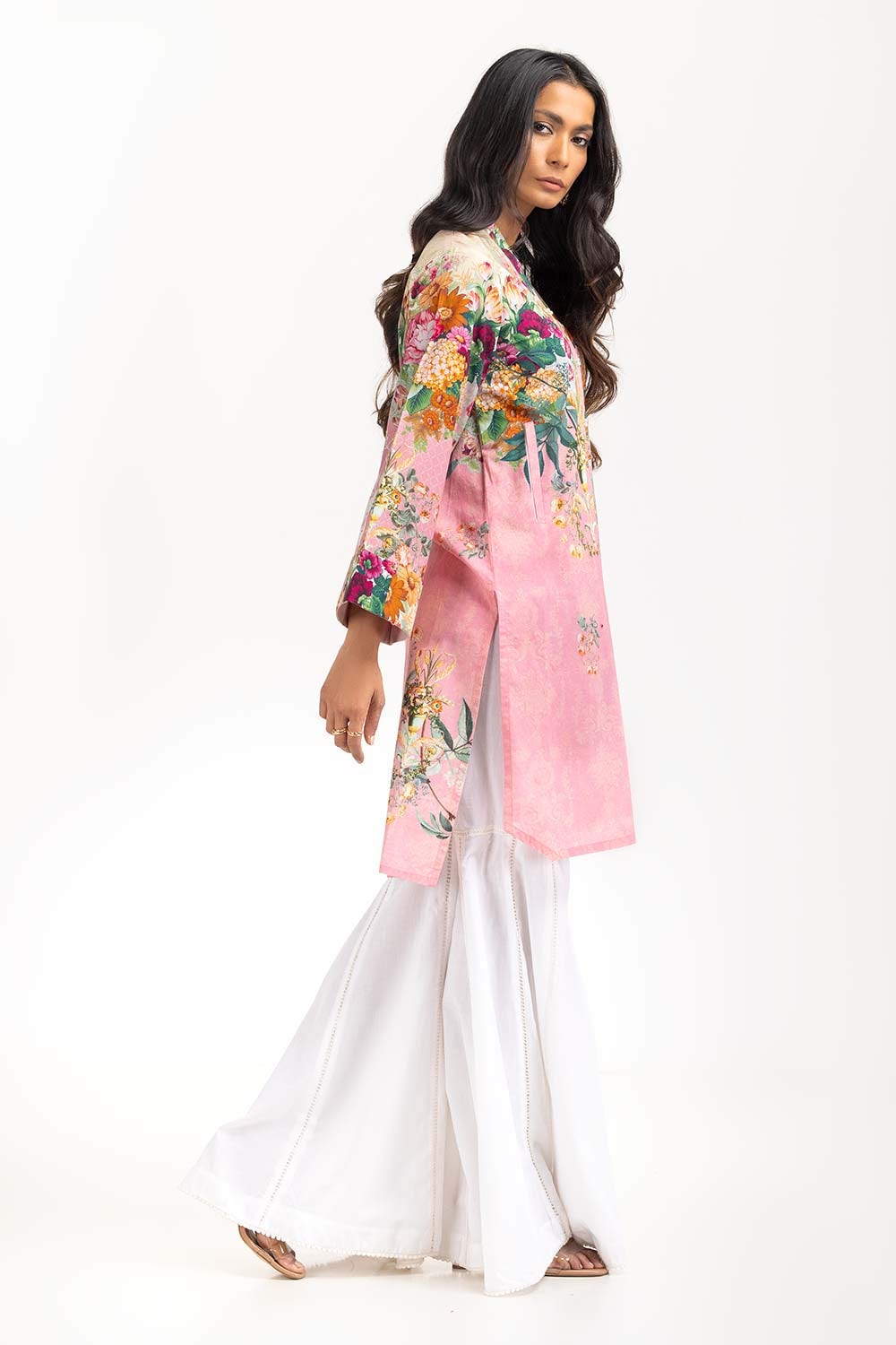 Digital Printed Cambric Shirt