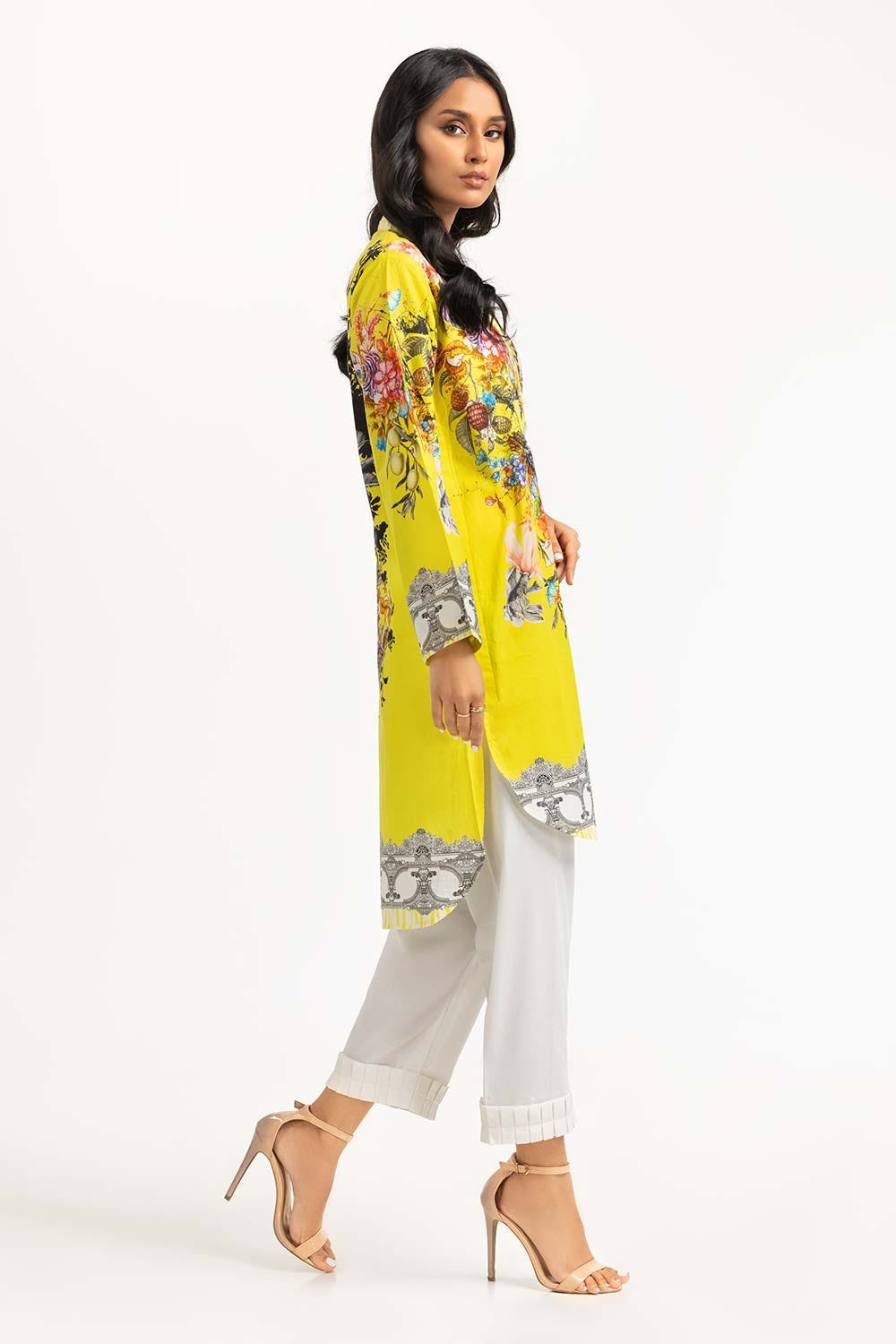 Digital Printed Cambric Shirt