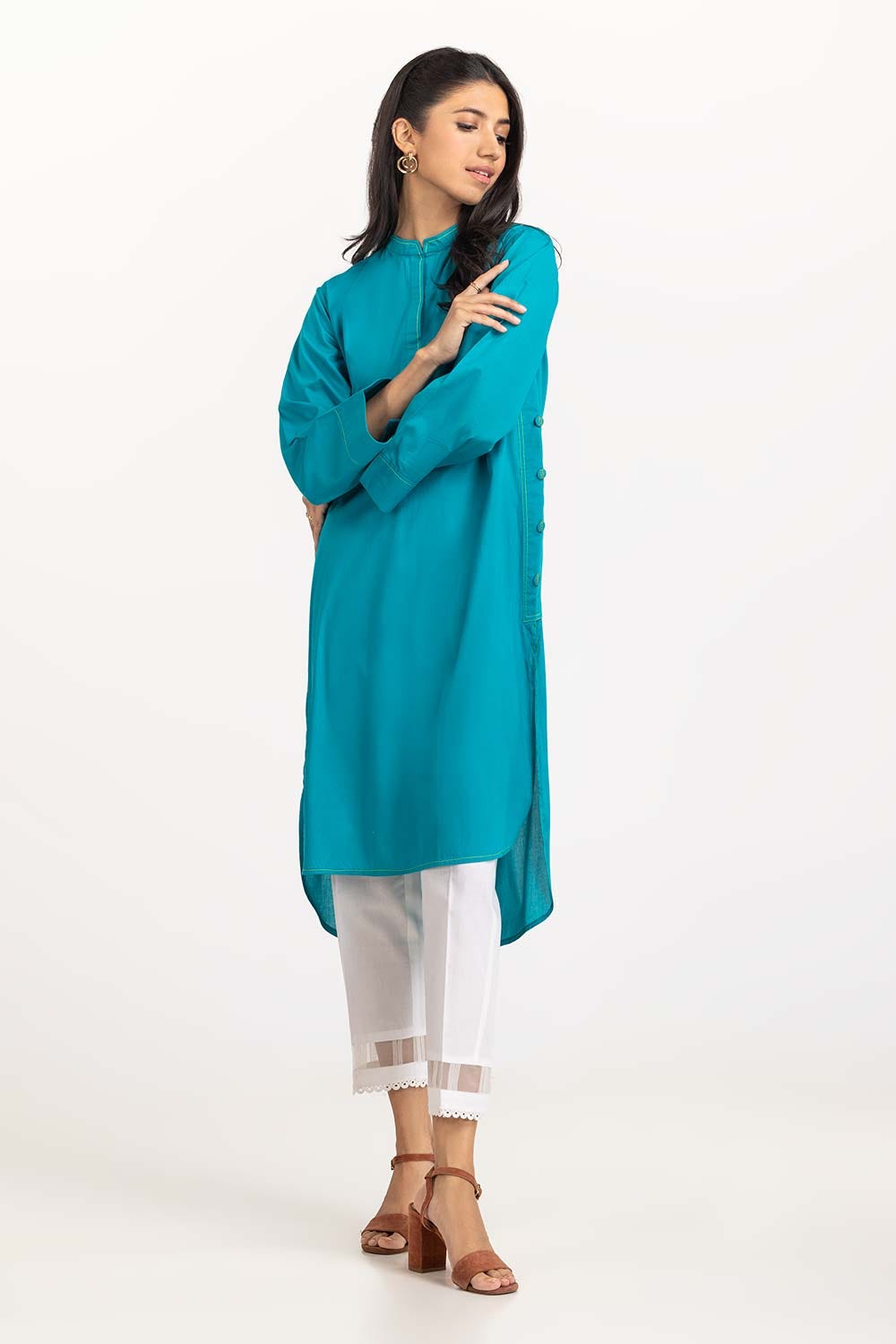 Dyed Cambric Shirt