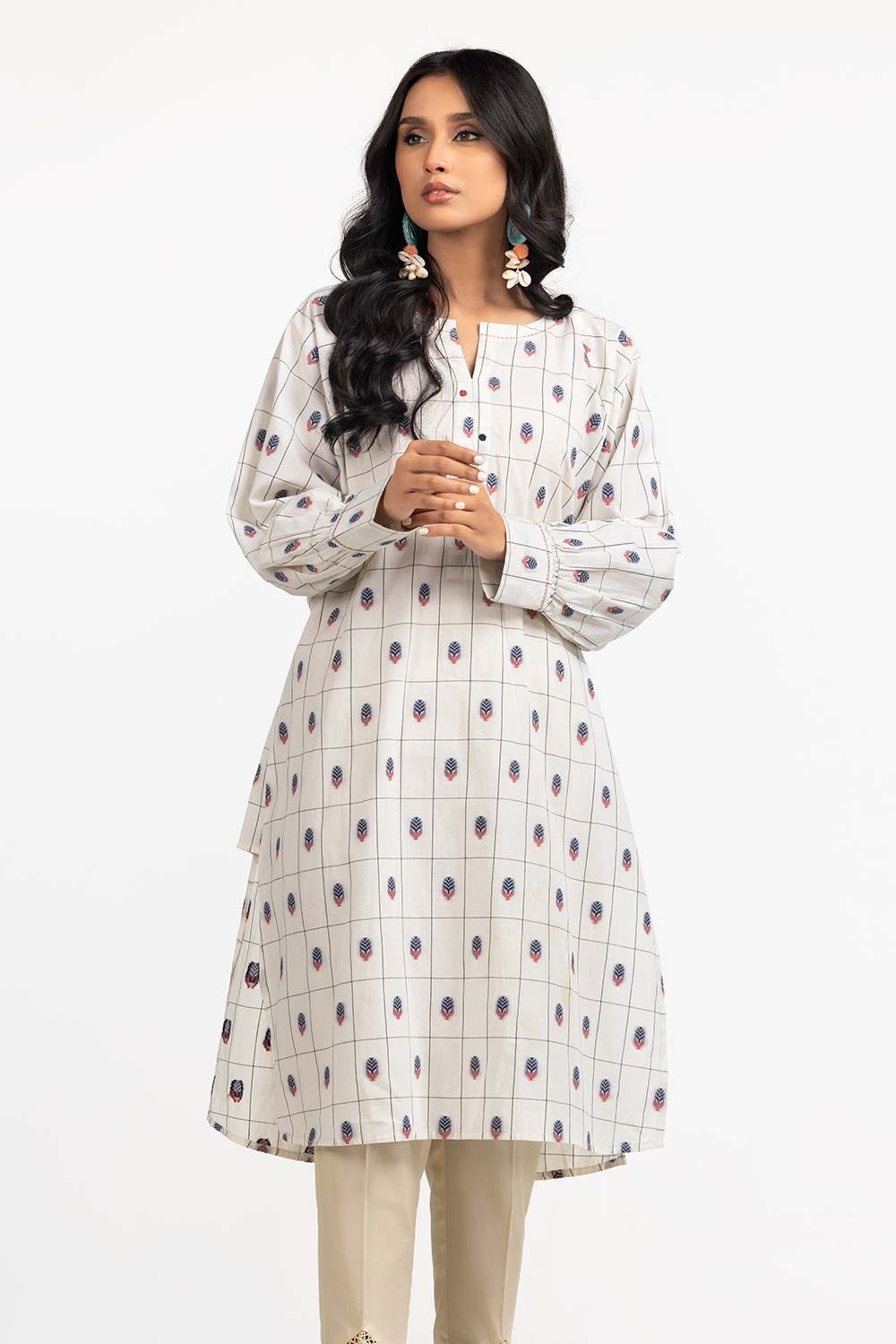 Jacquard Embellished Shirt