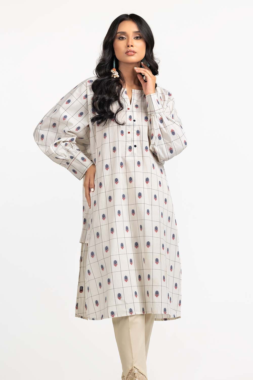 Jacquard Embellished Shirt