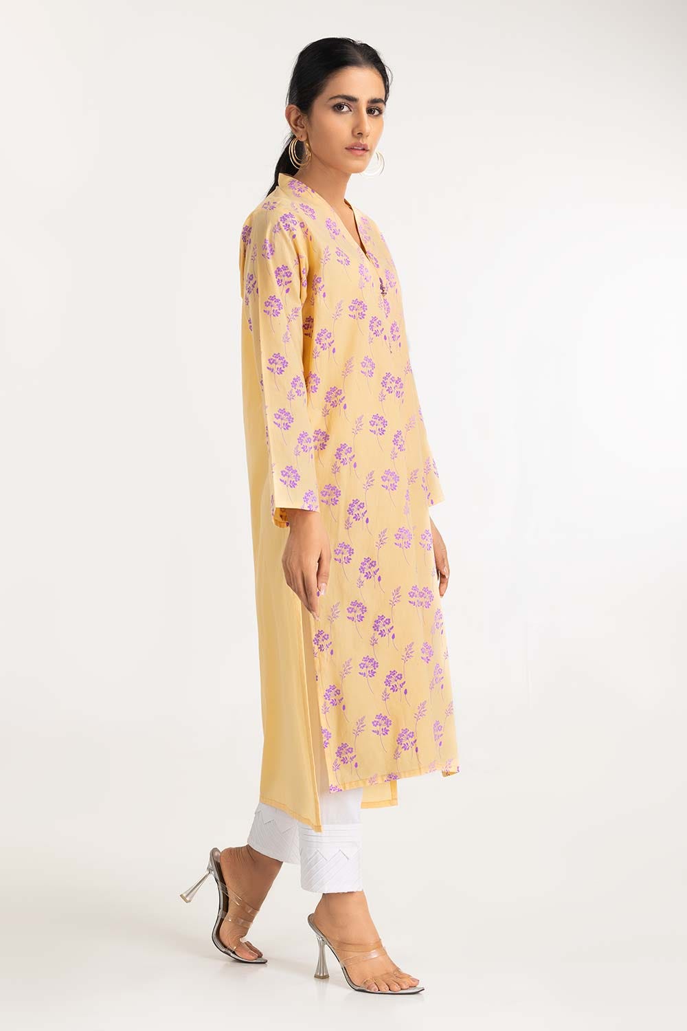 Neon Print Cambric Shirt