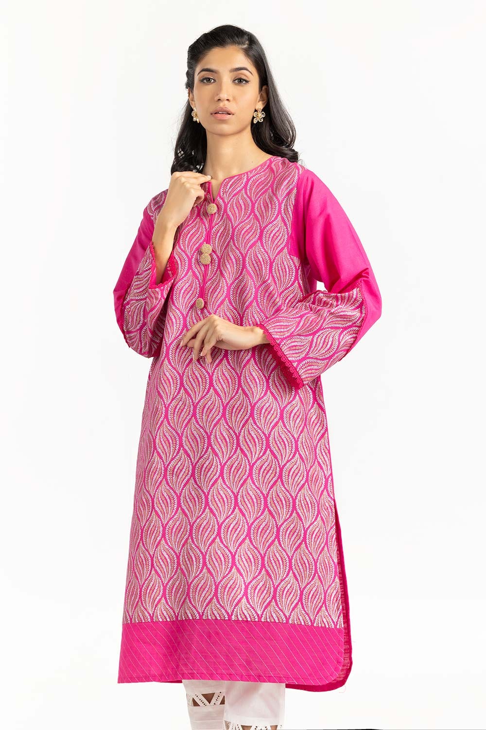 Screen Printed Khaddar Shirt