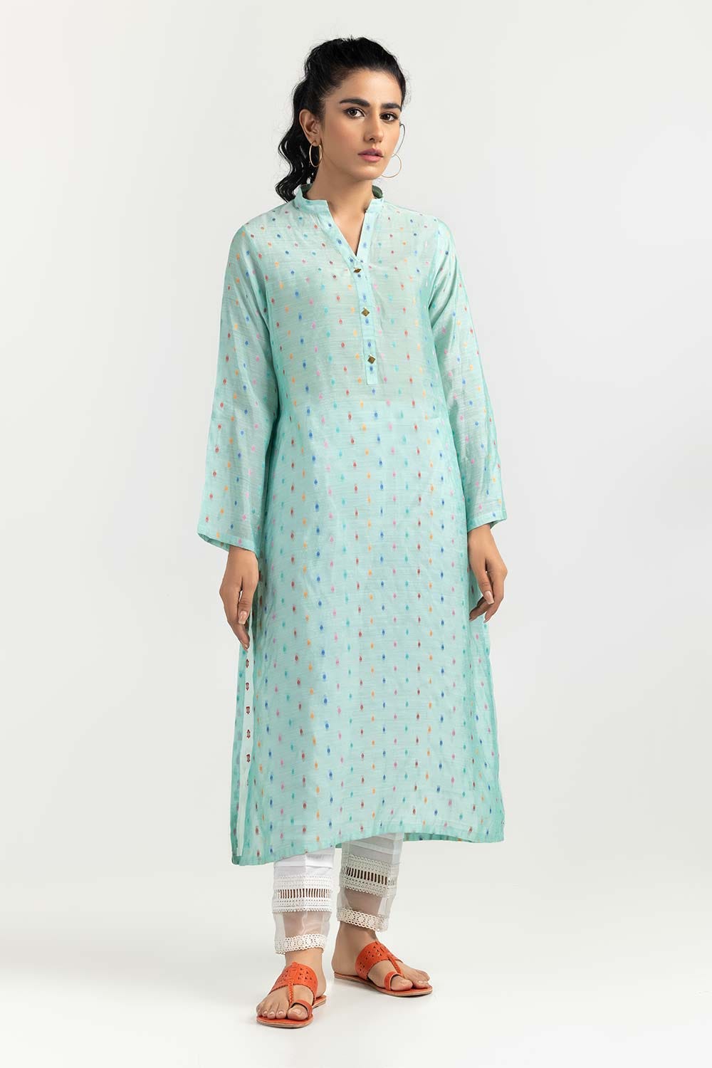 Paper Cotton Jacquard Shirt