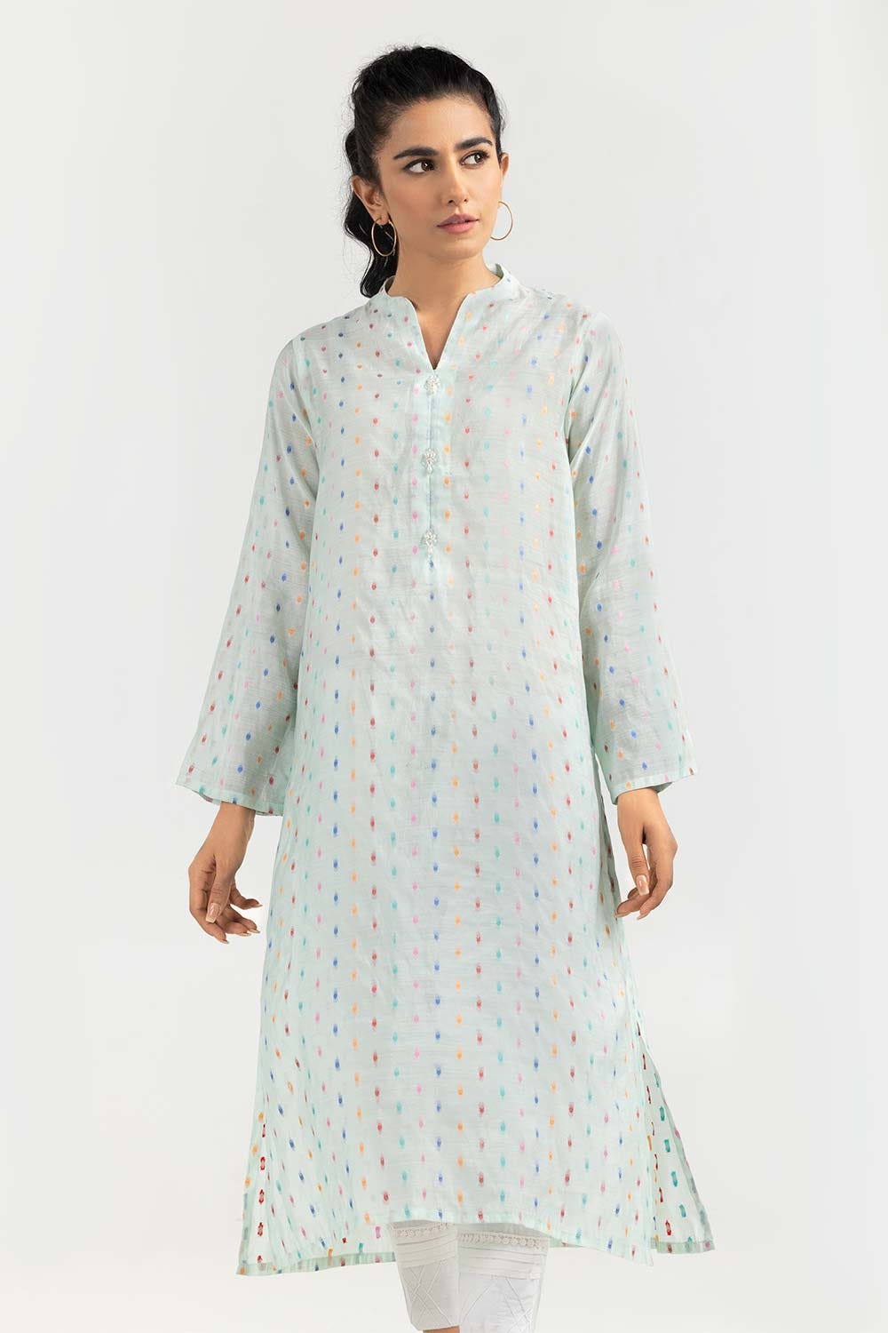 Paper Cotton Jacquard Shirt