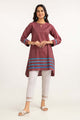 Dyed Yarn Cotton Embroidered Shirt