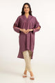 Dyed Yarn Cotton Embroidered Shirt