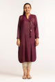 Dyed Moonlight Acrylic Viscose Embelished Shirt