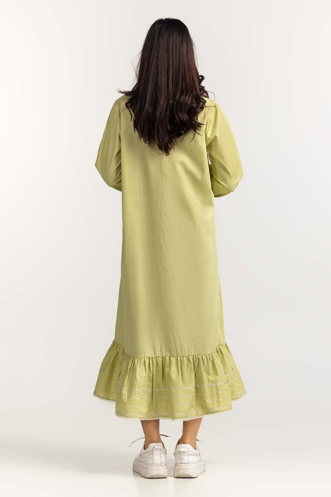 Green Basic Dress