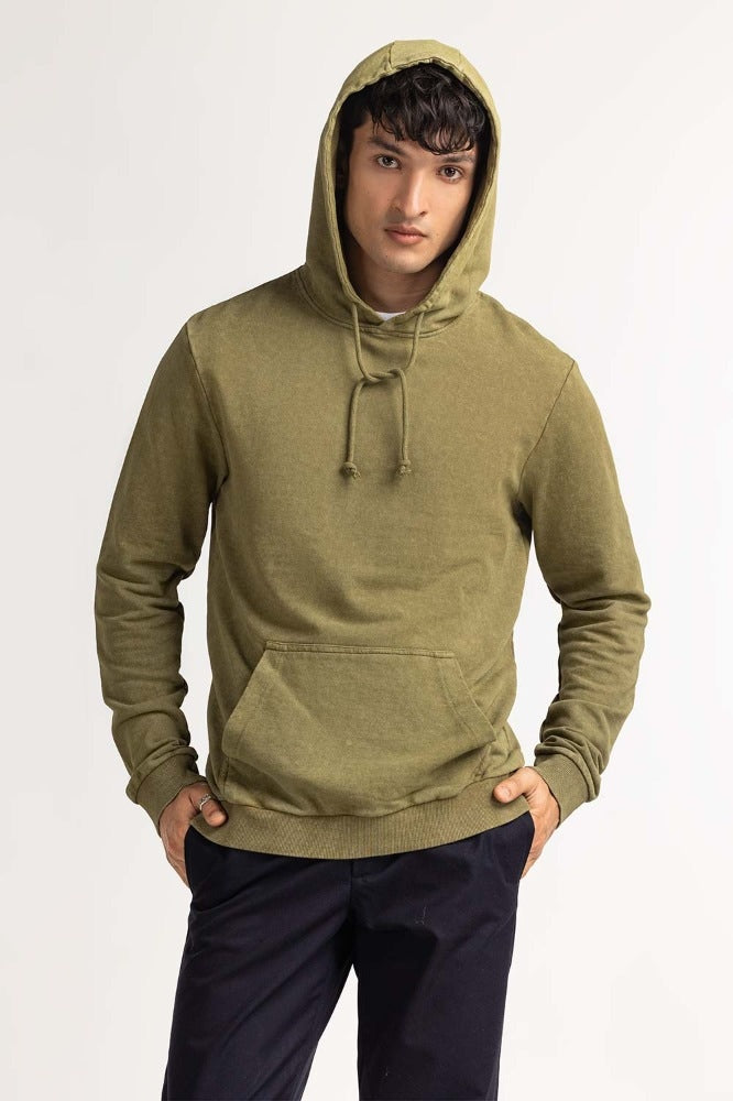 Green Pullover Hoodie