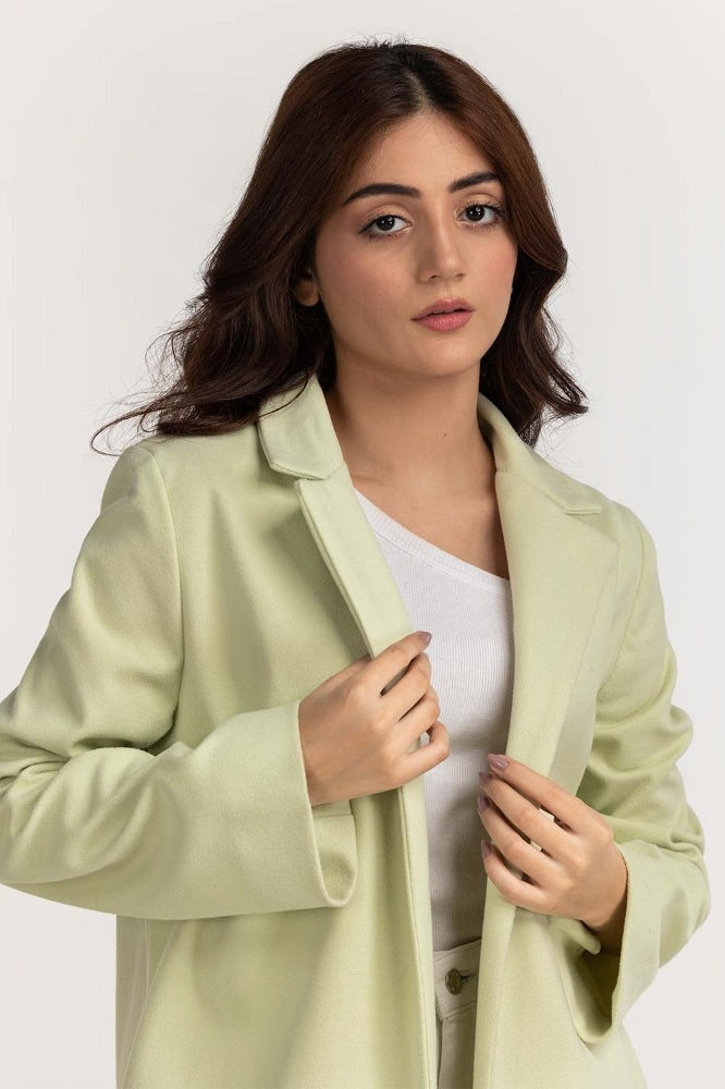 Green Basic Jacket