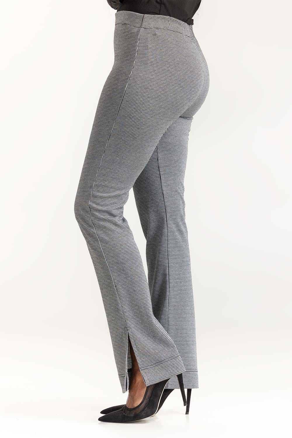 Grey Houndstooth Formal Pant