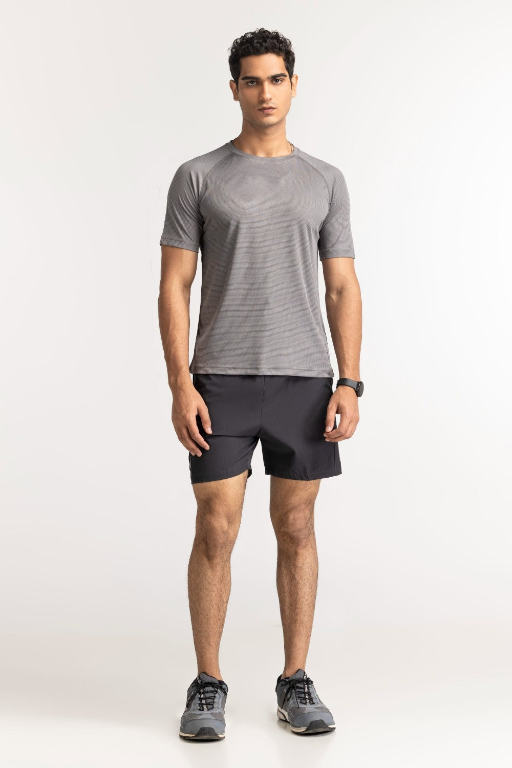 Grey Textured Tee
