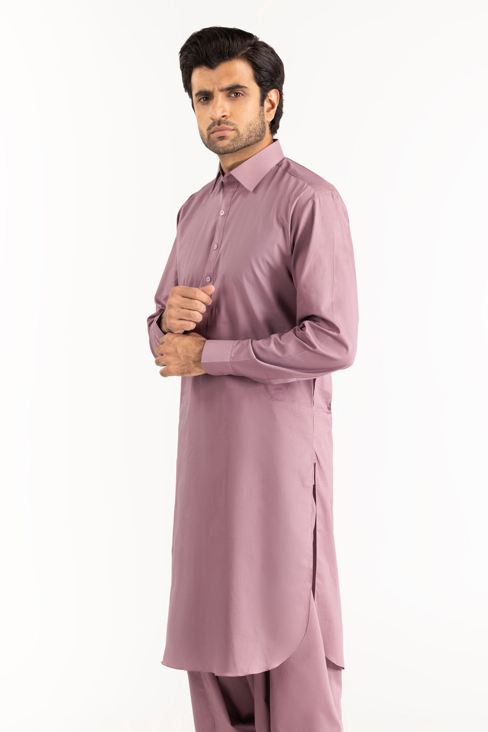 Gul Capri Latha Unstitched Fabric Cotton-Lf